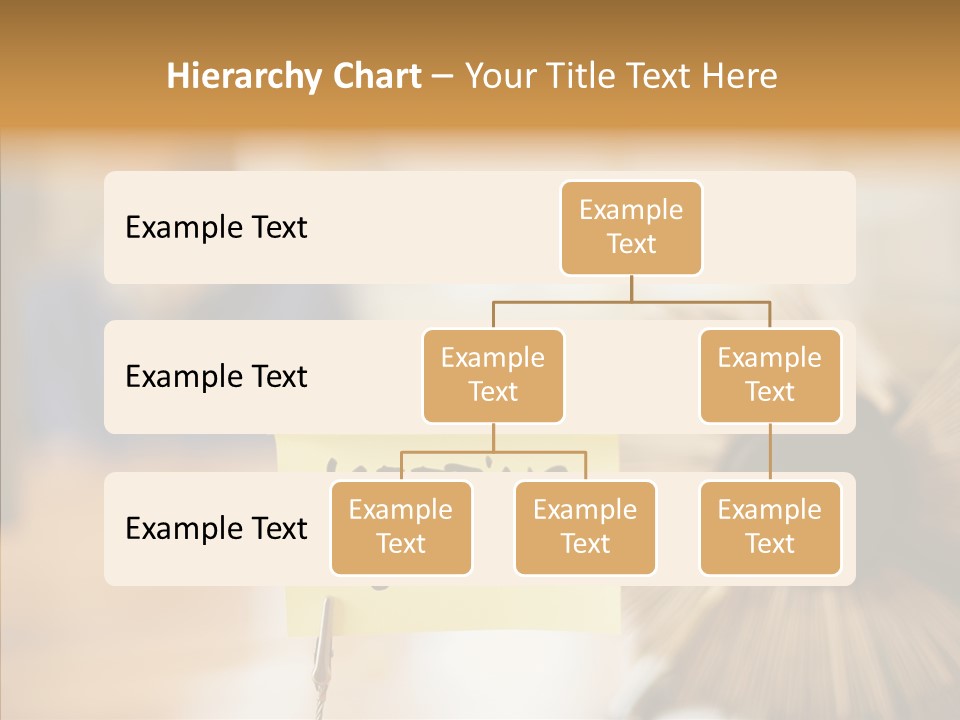 Note And Rotary Card File On Man's Desk PowerPoint Template