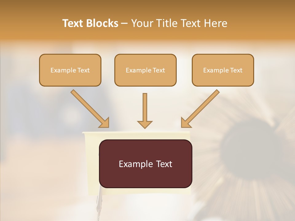 Note And Rotary Card File On Man's Desk PowerPoint Template