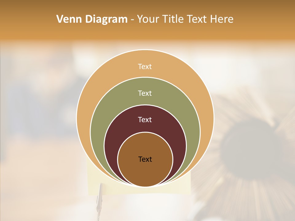 Note And Rotary Card File On Man's Desk PowerPoint Template