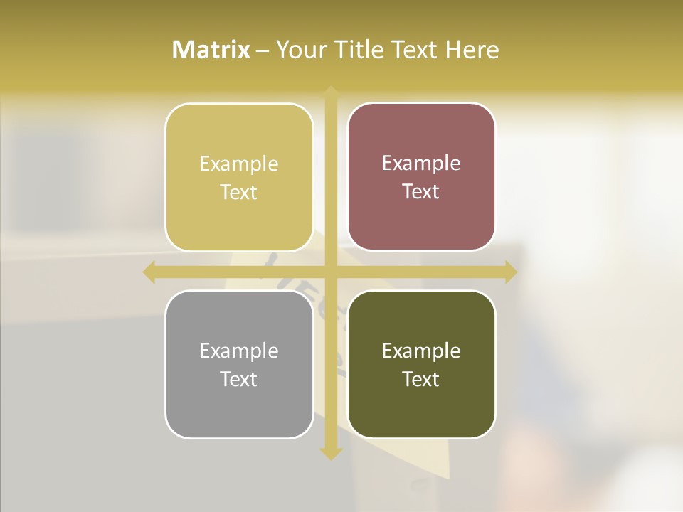 A Note Stuck On A Computer Screen PowerPoint Template