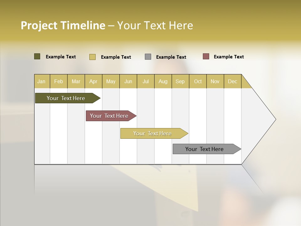 A Note Stuck On A Computer Screen PowerPoint Template