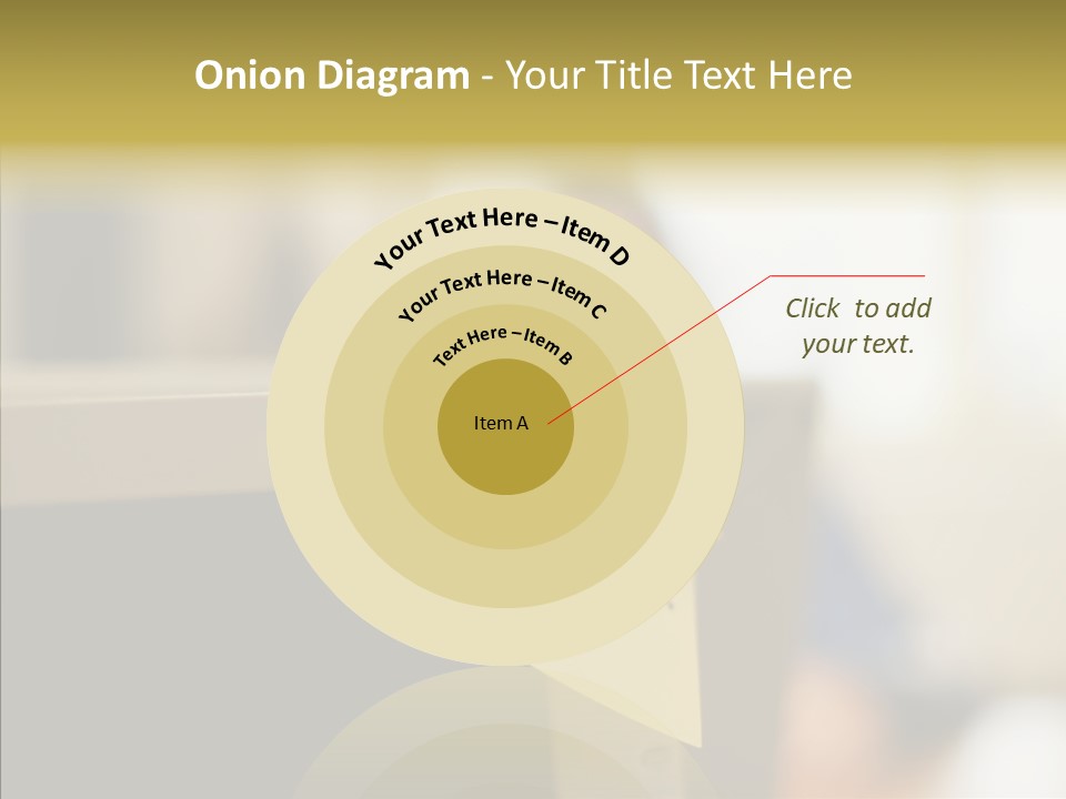 A Note Stuck On A Computer Screen PowerPoint Template