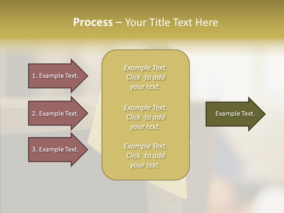 A Note Stuck On A Computer Screen PowerPoint Template
