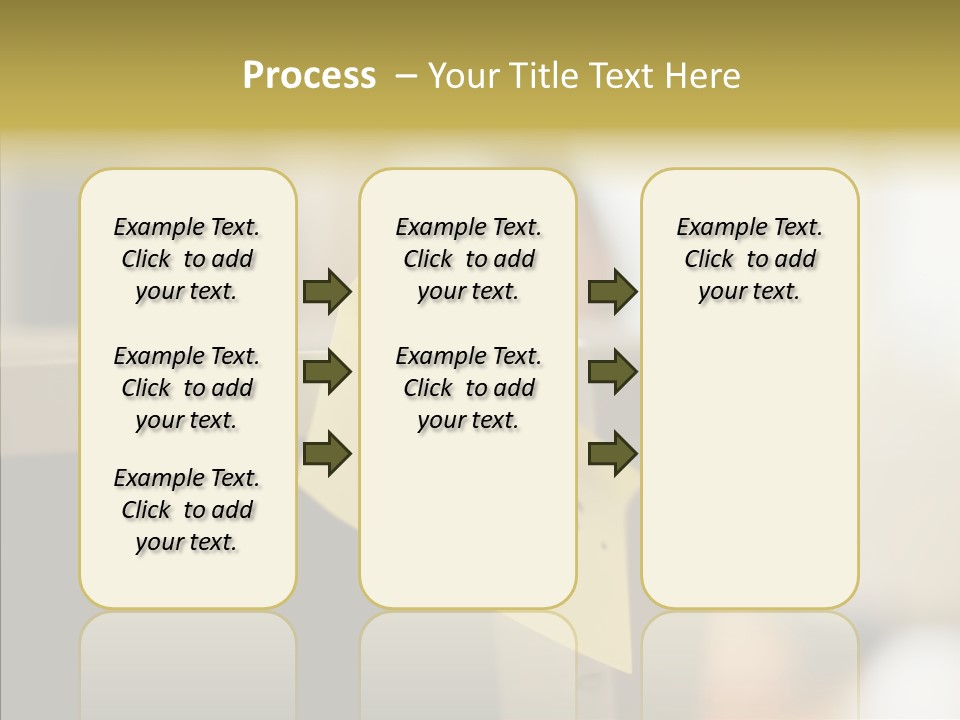 A Note Stuck On A Computer Screen PowerPoint Template