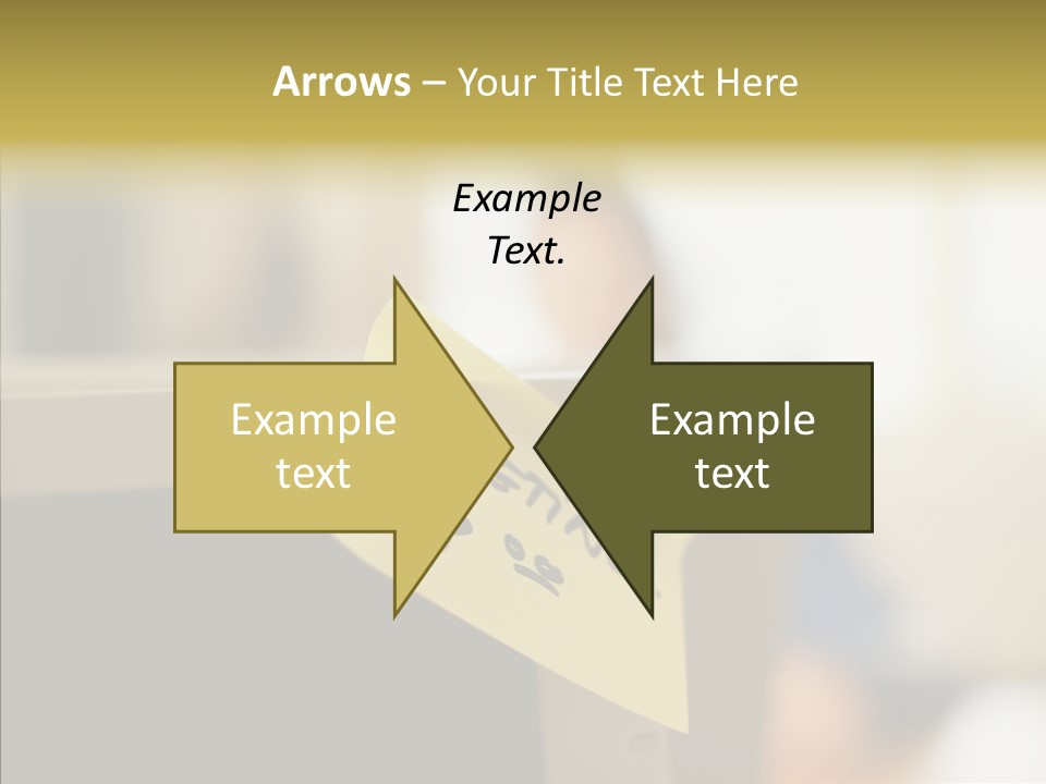 A Note Stuck On A Computer Screen PowerPoint Template