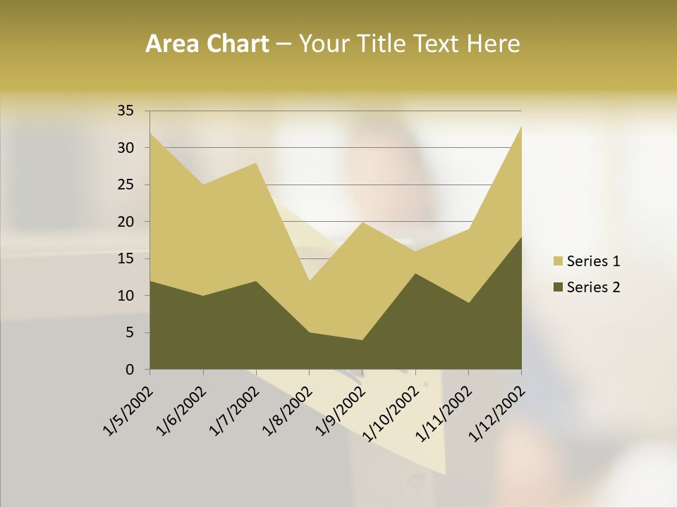 A Note Stuck On A Computer Screen PowerPoint Template
