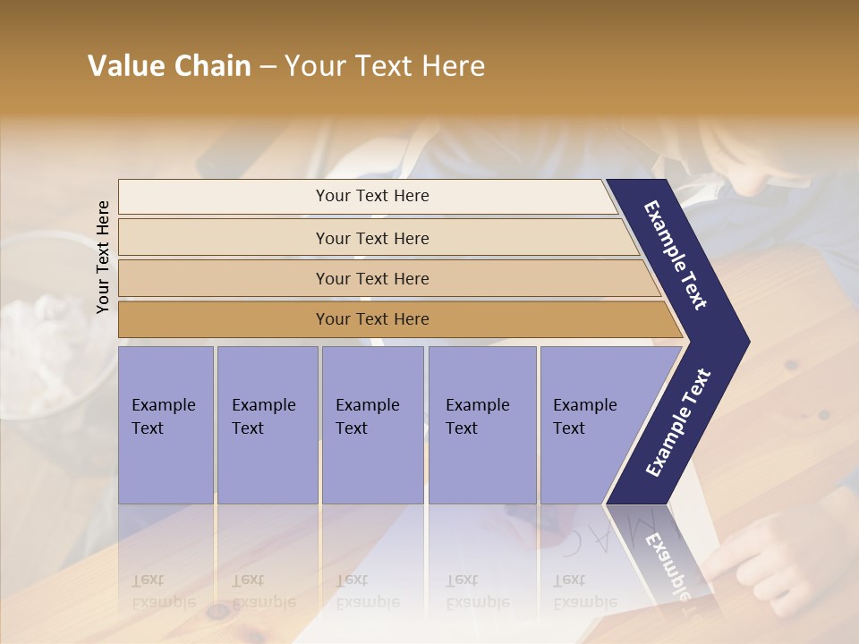 Man Writing A Word On Paper PowerPoint Template