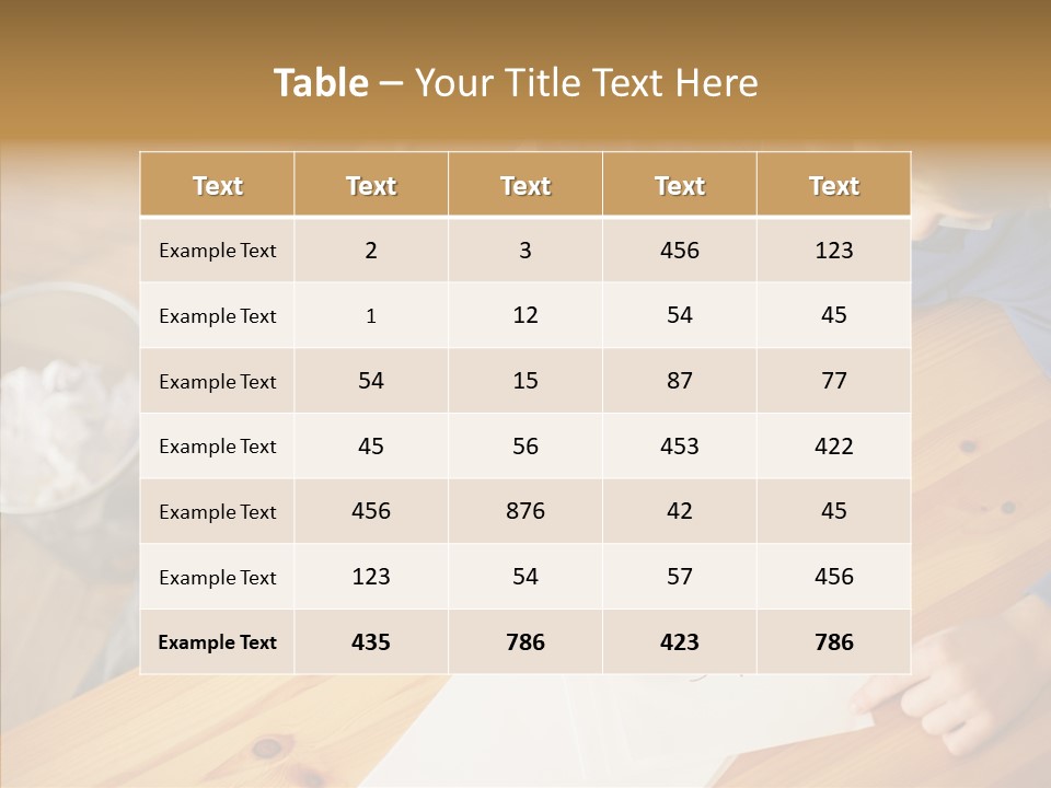 Man Writing A Word On Paper PowerPoint Template