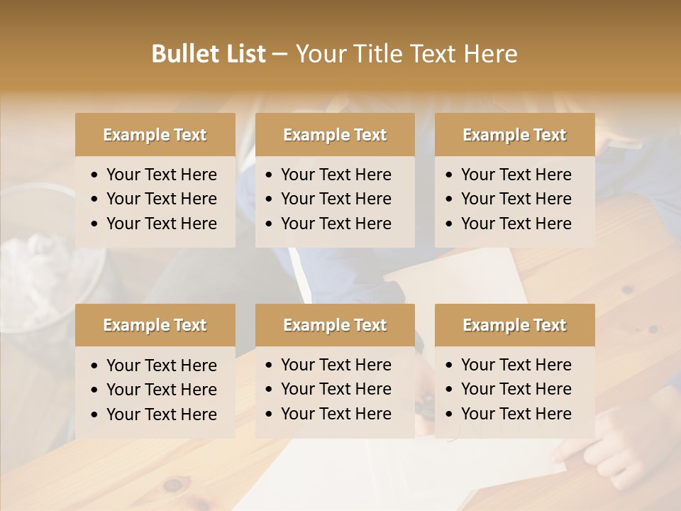 Man Writing A Word On Paper PowerPoint Template