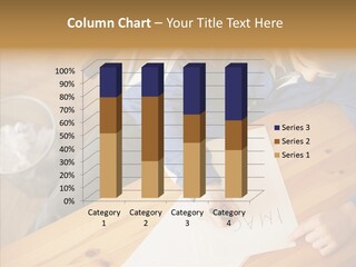 Man Writing A Word On Paper PowerPoint Template