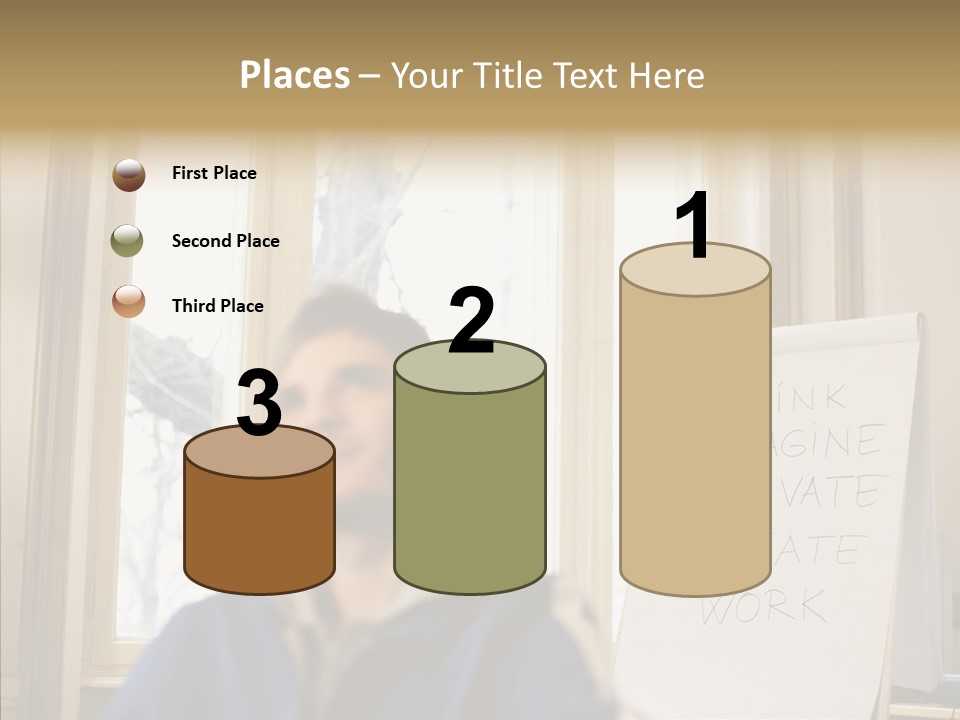 Dreaming Manager In The Office PowerPoint Template