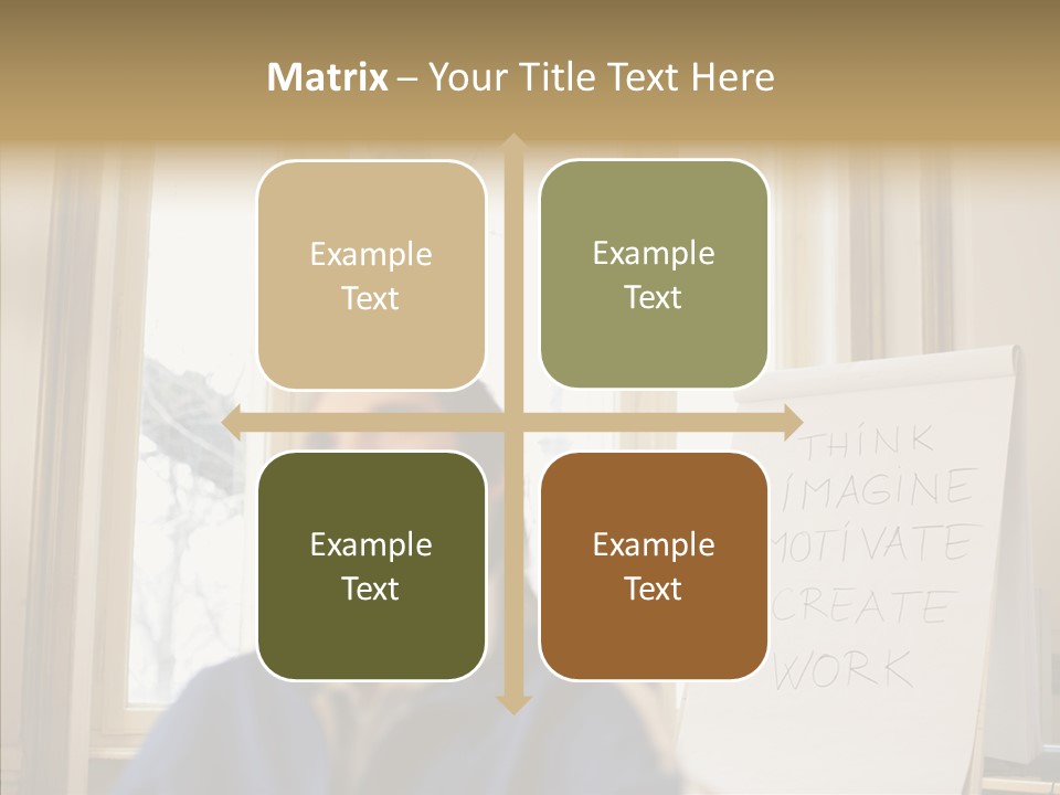 Dreaming Manager In The Office PowerPoint Template