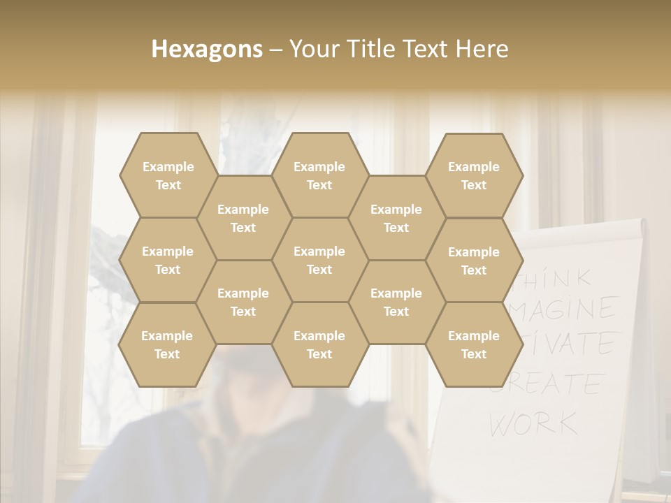Dreaming Manager In The Office PowerPoint Template