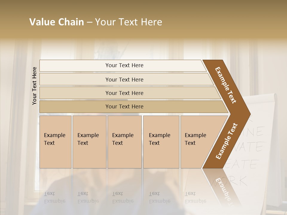 Dreaming Manager In The Office PowerPoint Template
