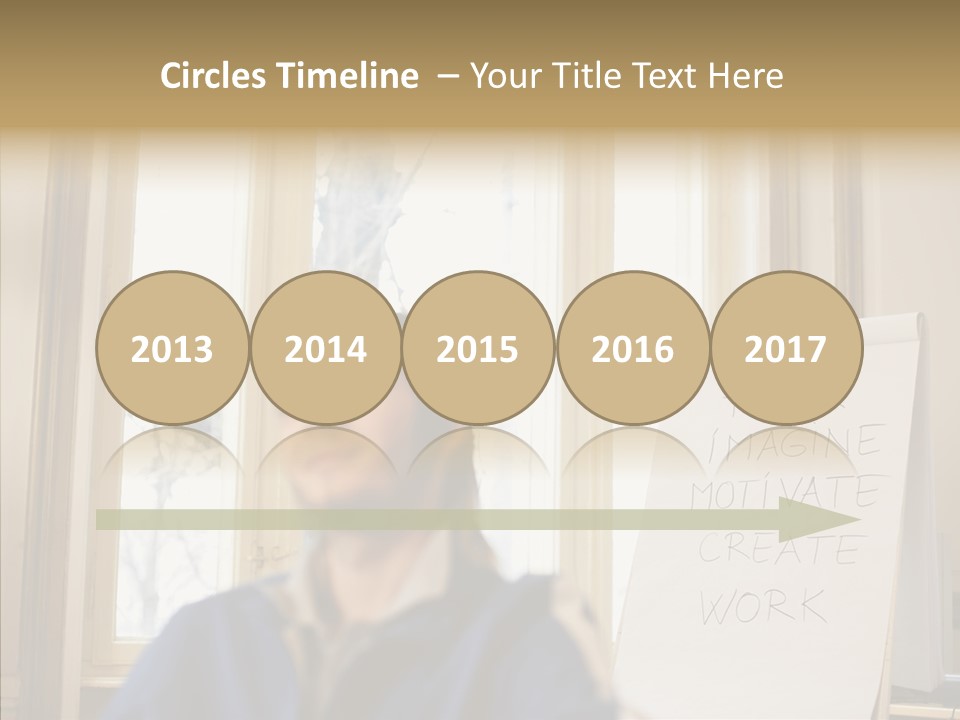 Dreaming Manager In The Office PowerPoint Template
