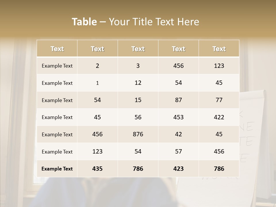 Dreaming Manager In The Office PowerPoint Template