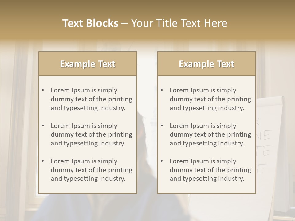 Dreaming Manager In The Office PowerPoint Template