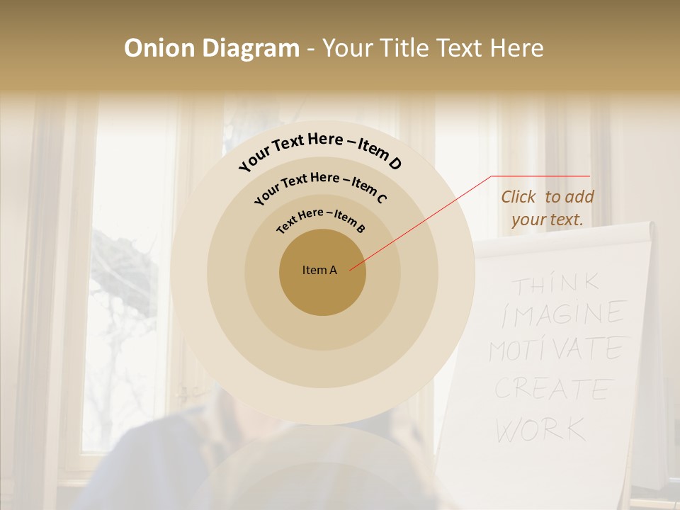 Dreaming Manager In The Office PowerPoint Template