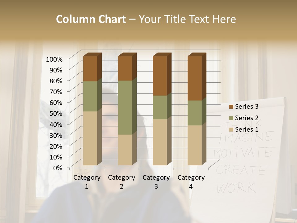 Dreaming Manager In The Office PowerPoint Template