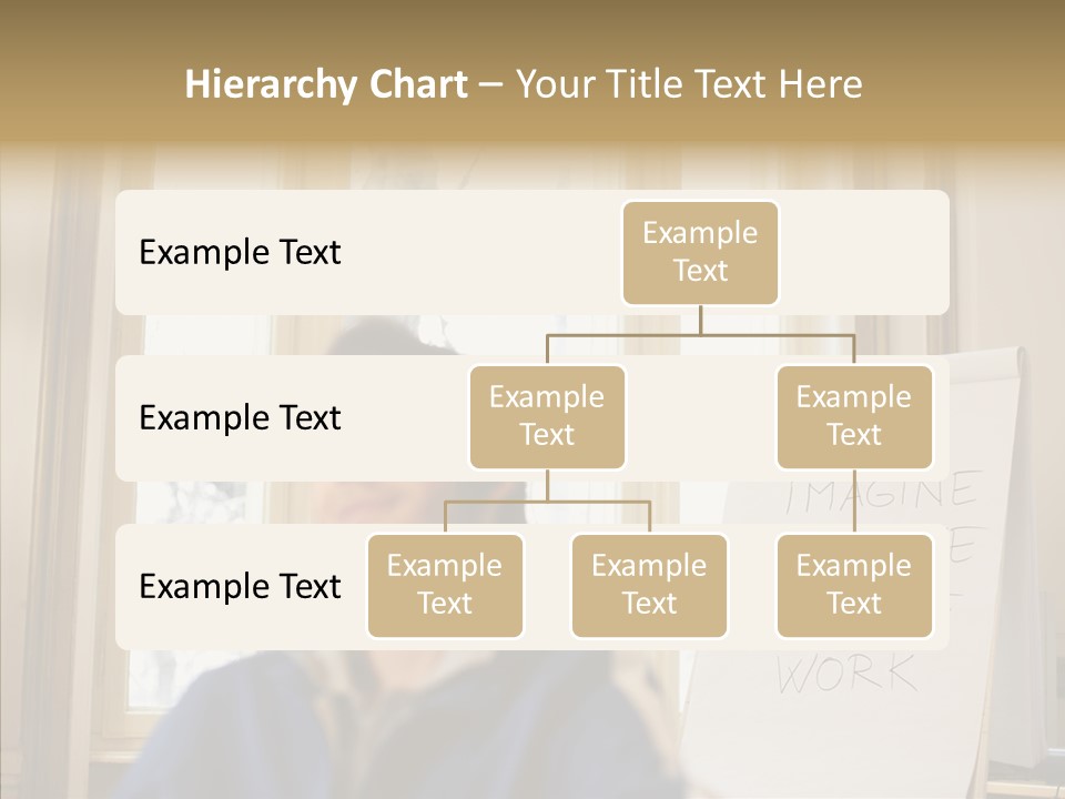 Dreaming Manager In The Office PowerPoint Template