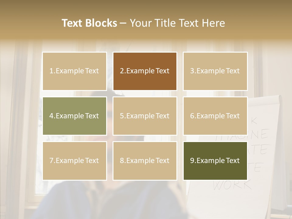 Dreaming Manager In The Office PowerPoint Template
