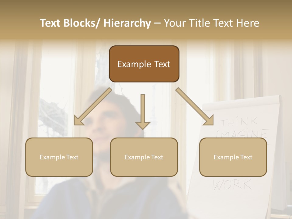 Dreaming Manager In The Office PowerPoint Template