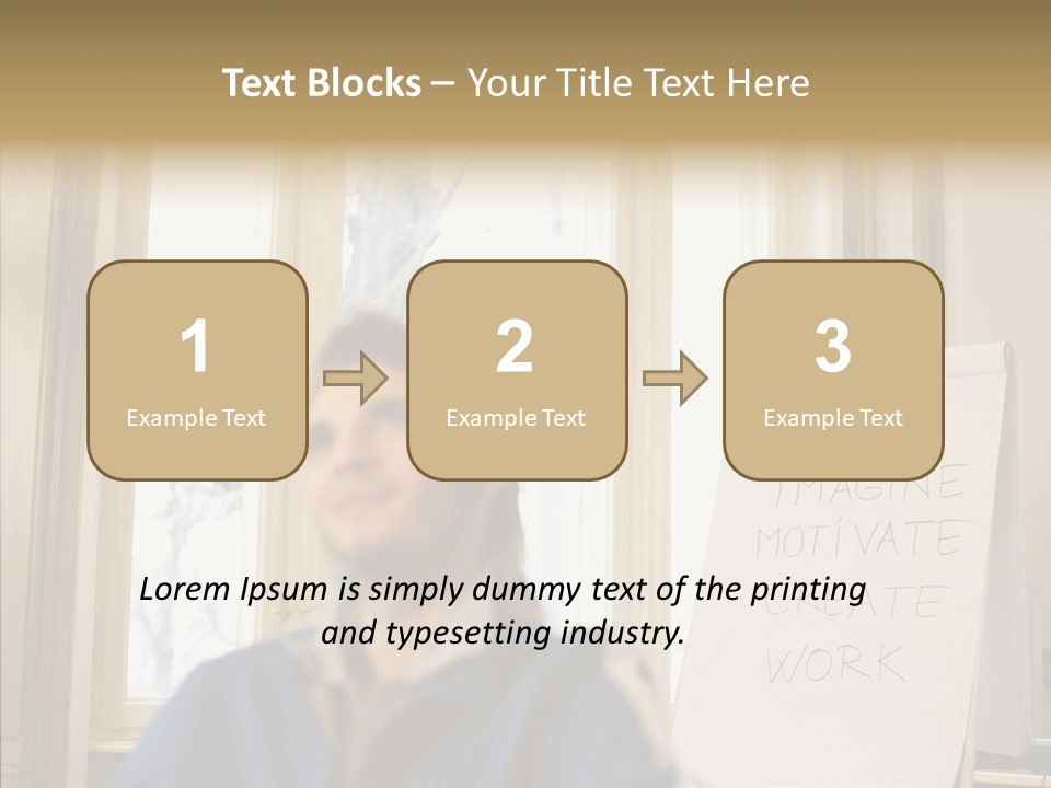 Dreaming Manager In The Office PowerPoint Template