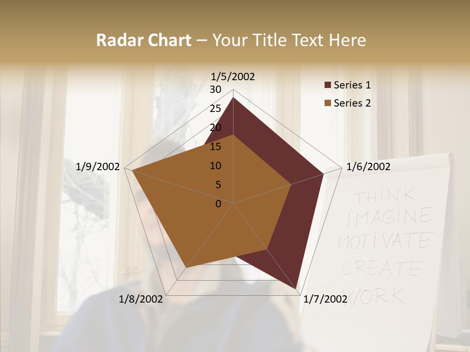 Dreaming Manager In The Office PowerPoint Template