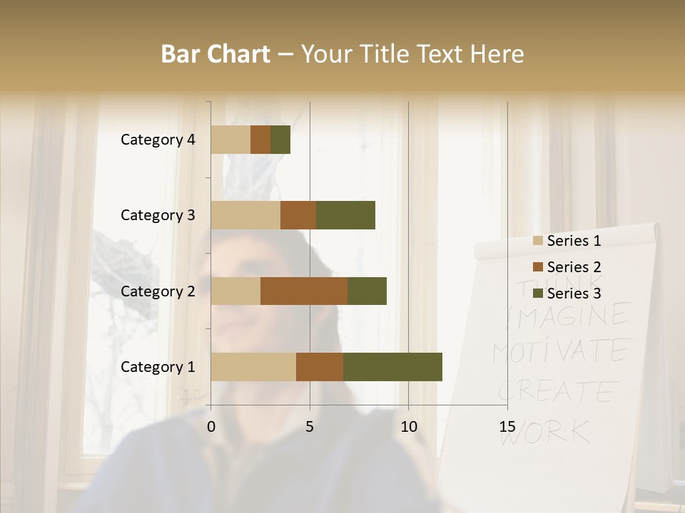 Dreaming Manager In The Office PowerPoint Template