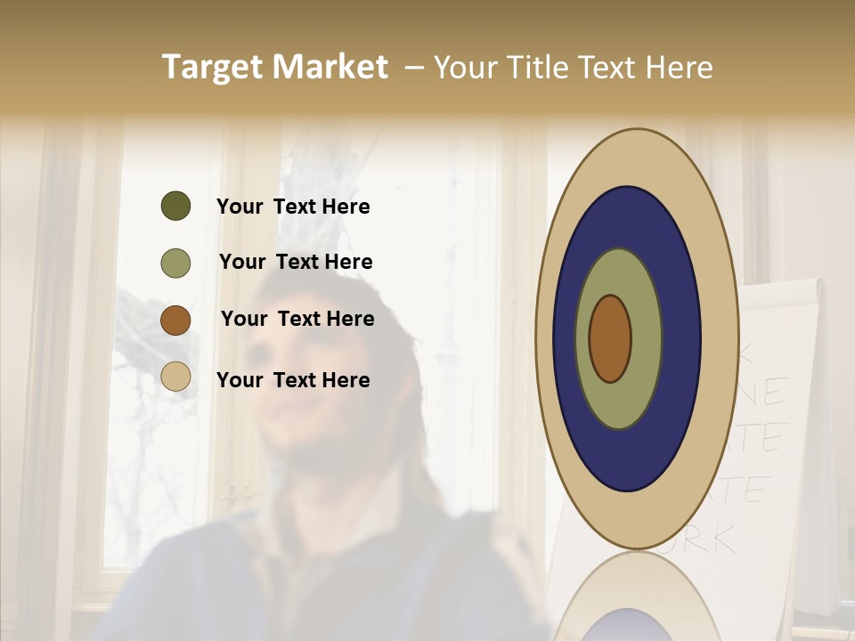 Dreaming Manager In The Office PowerPoint Template