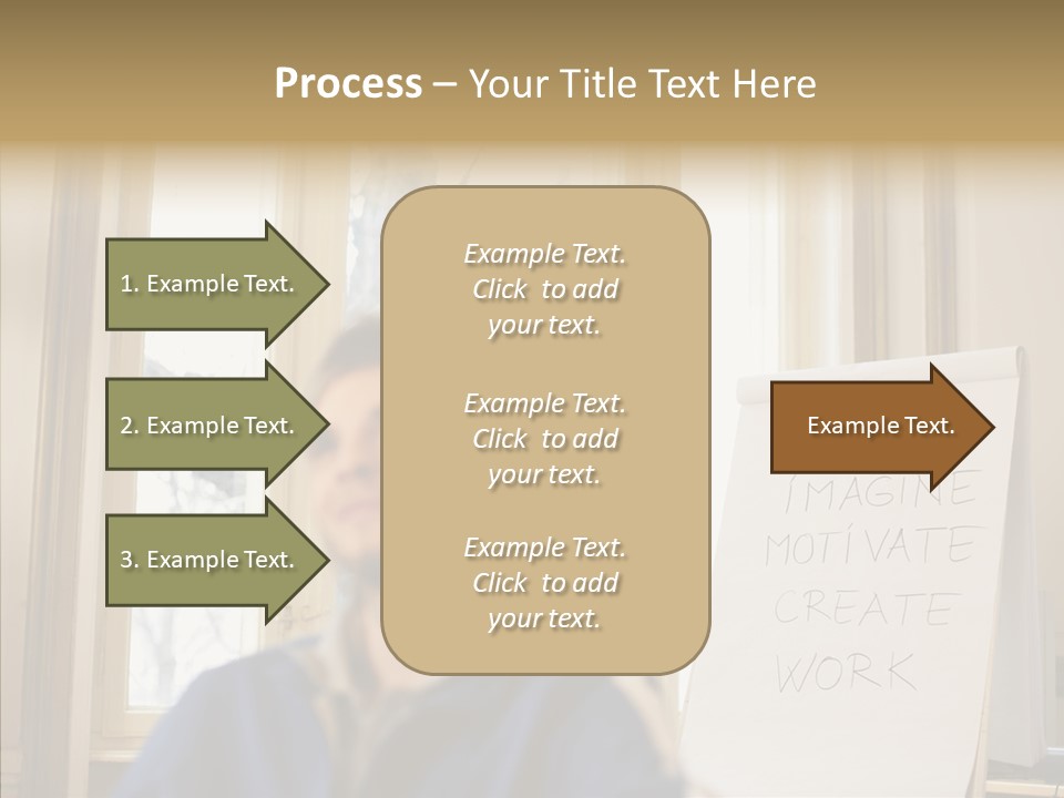 Dreaming Manager In The Office PowerPoint Template