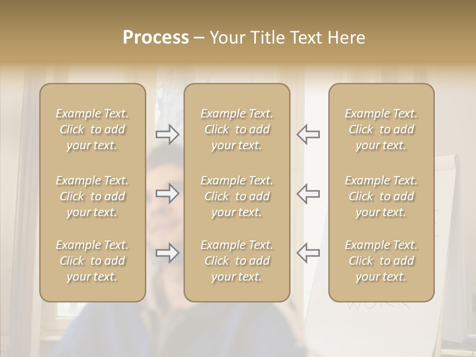 Dreaming Manager In The Office PowerPoint Template
