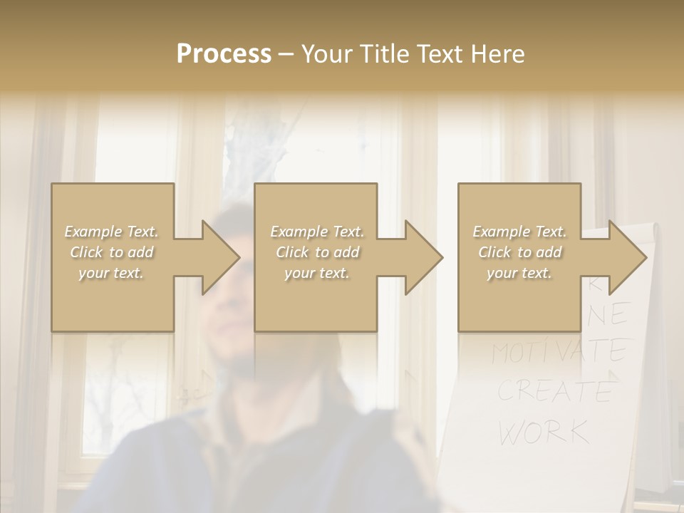 Dreaming Manager In The Office PowerPoint Template