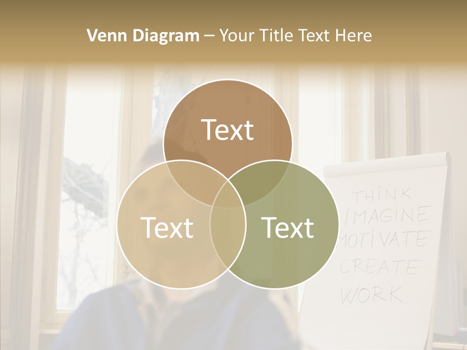 Dreaming Manager In The Office PowerPoint Template