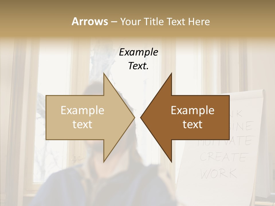 Dreaming Manager In The Office PowerPoint Template