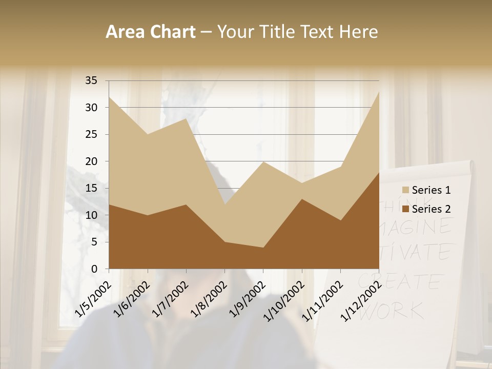 Dreaming Manager In The Office PowerPoint Template