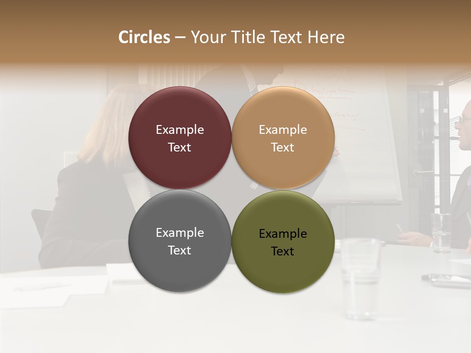 Businessman Talks About His Presentation PowerPoint Template