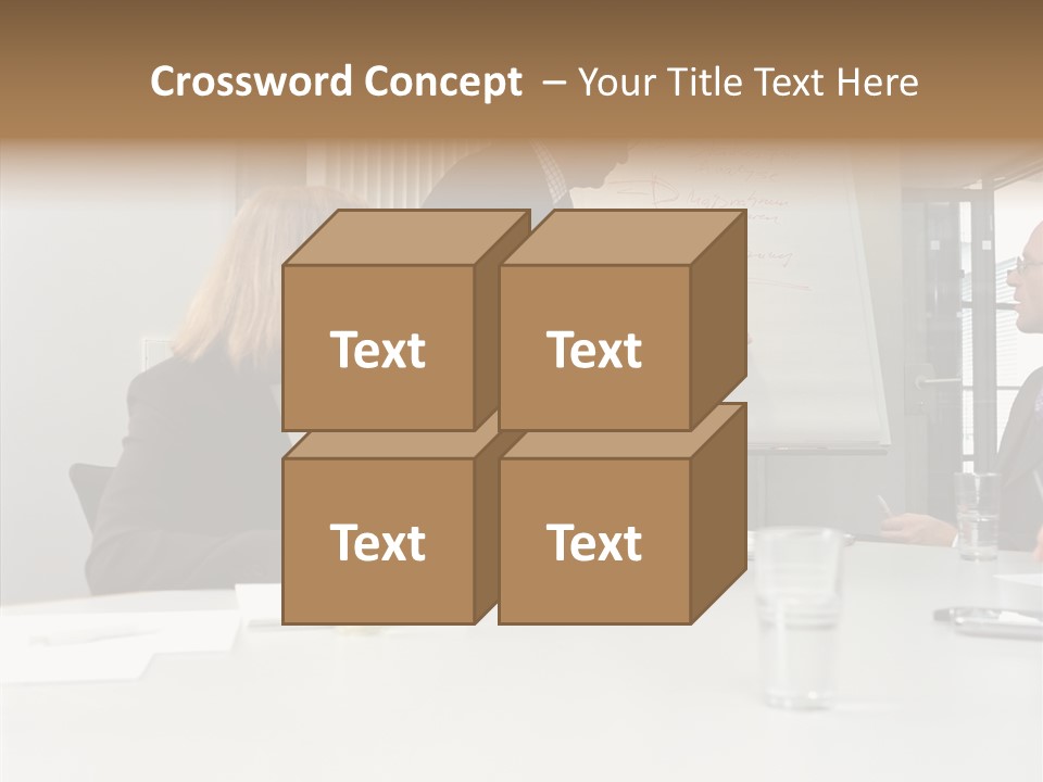 Businessman Talks About His Presentation PowerPoint Template