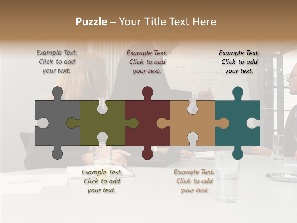 Businessman Talks About His Presentation PowerPoint Template