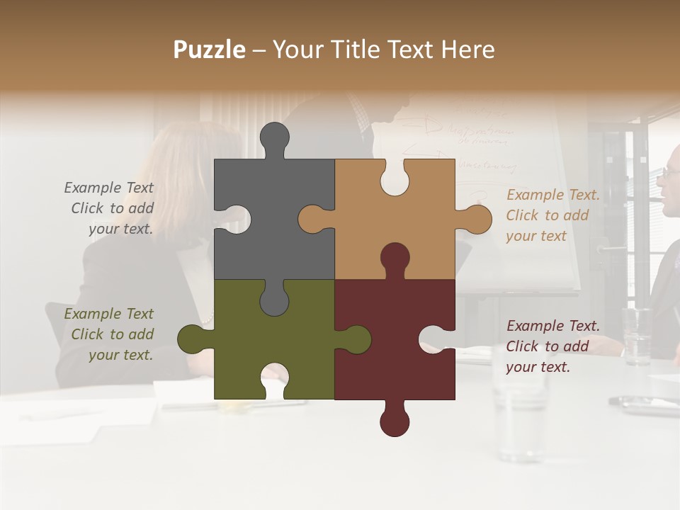 Businessman Talks About His Presentation PowerPoint Template