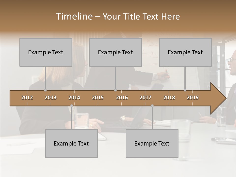 Businessman Talks About His Presentation PowerPoint Template
