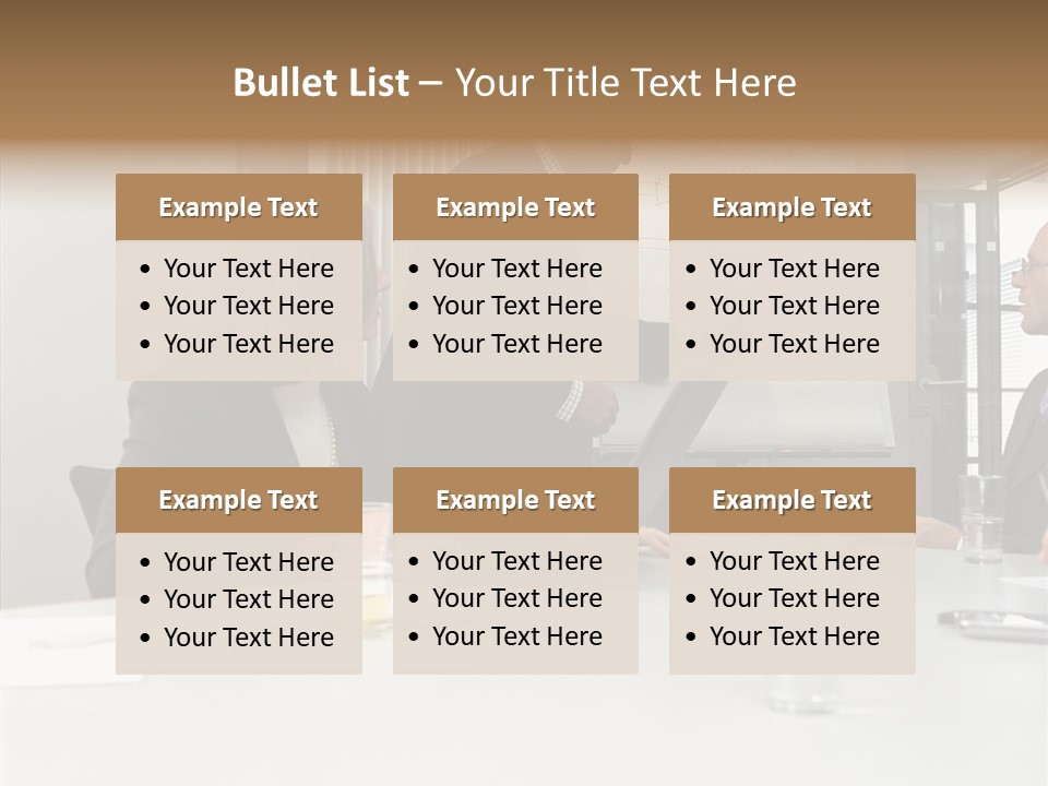 Businessman Talks About His Presentation PowerPoint Template