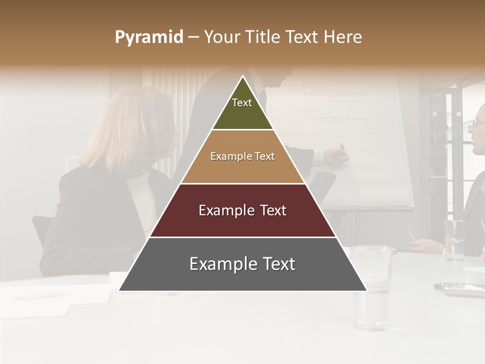 Businessman Talks About His Presentation PowerPoint Template