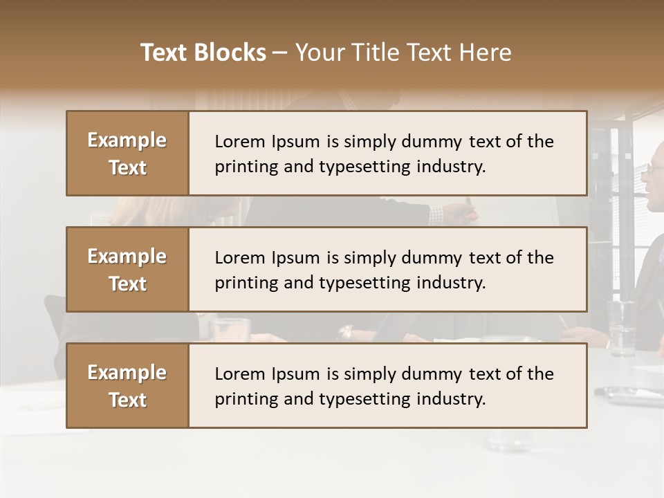 Businessman Talks About His Presentation PowerPoint Template