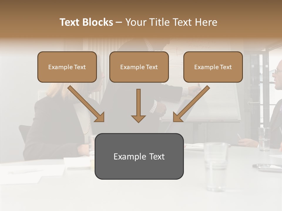 Businessman Talks About His Presentation PowerPoint Template