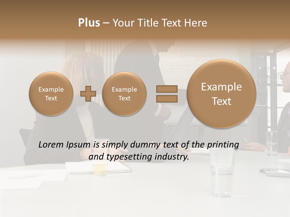 Businessman Talks About His Presentation PowerPoint Template