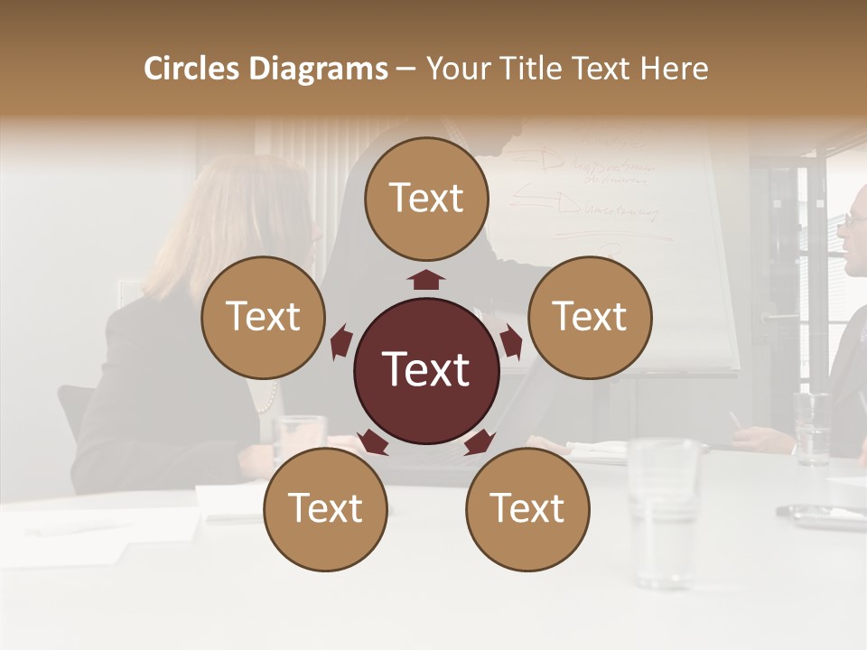 Businessman Talks About His Presentation PowerPoint Template