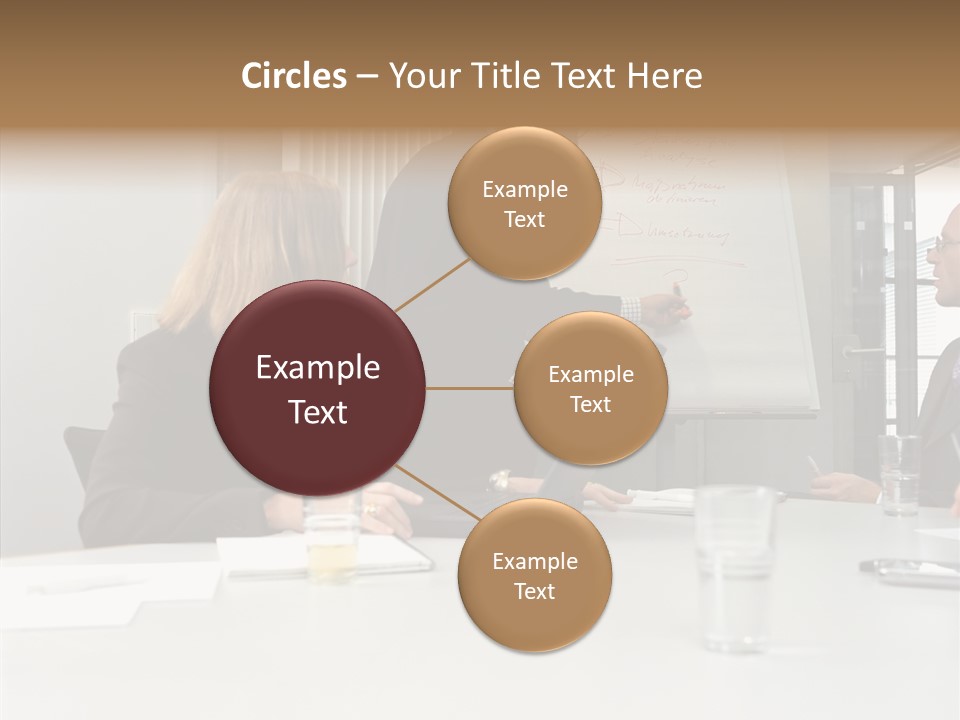 Businessman Talks About His Presentation PowerPoint Template