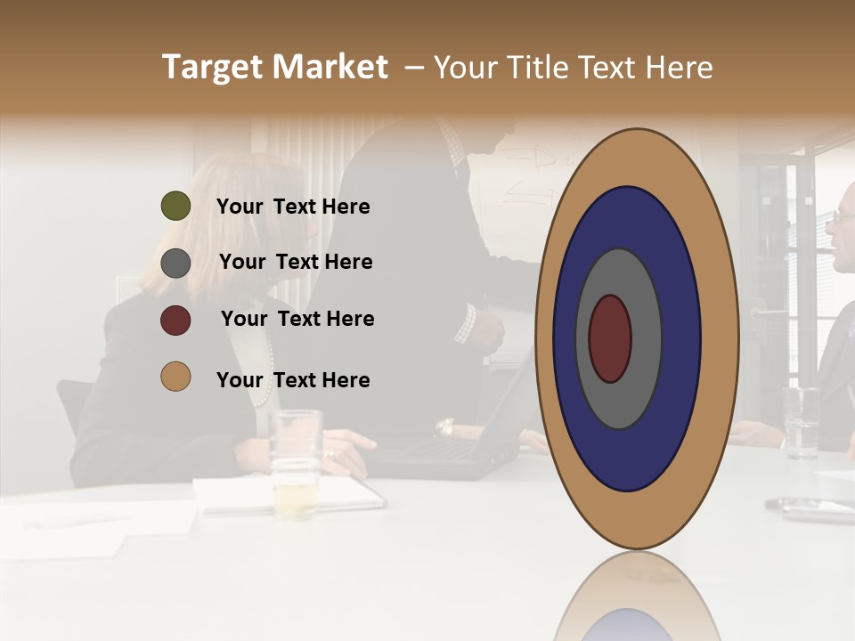 Businessman Talks About His Presentation PowerPoint Template