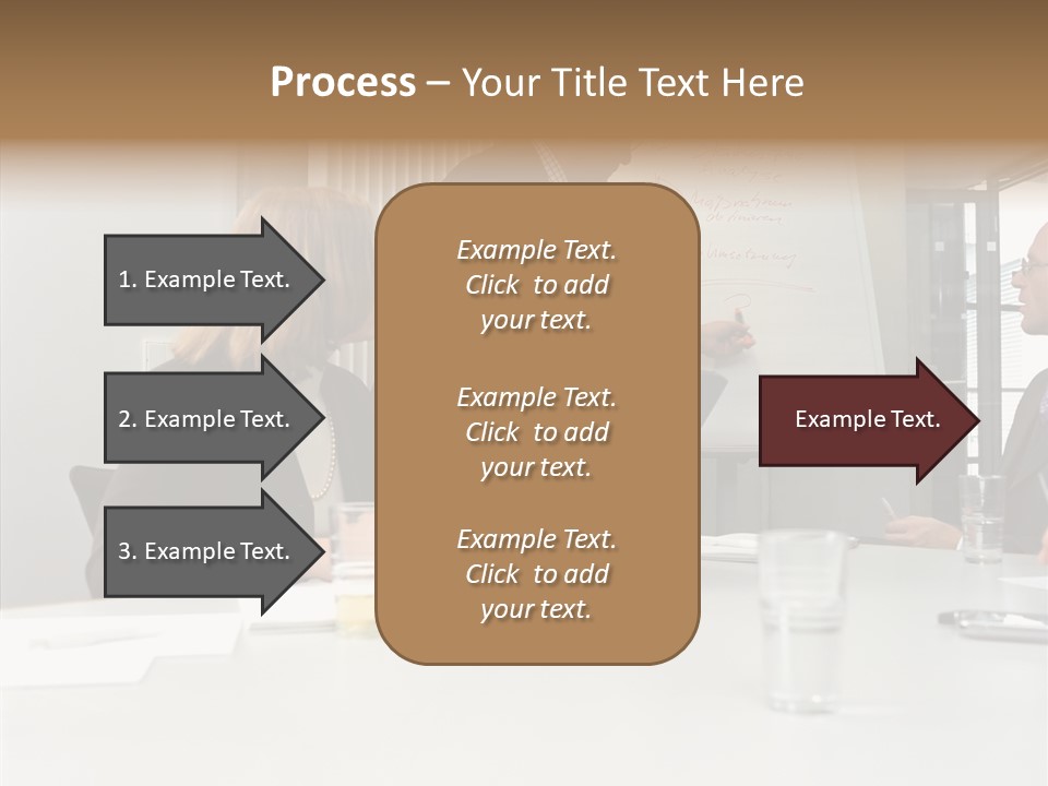 Businessman Talks About His Presentation PowerPoint Template